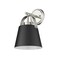 Z-Lite Z-Studio 1 Light Wall Sconce, Matte Black 726-1S-MB+BN - alternate 5